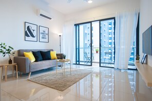 公寓, 1 間臥室 | 客廳 | 平面電視