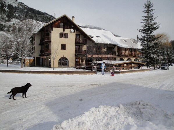 Façade de l’hébergement