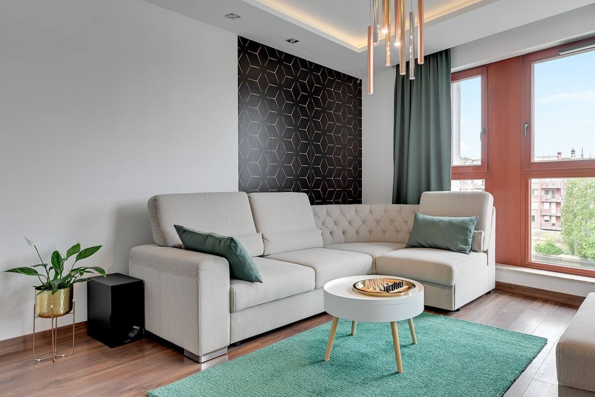 Premium Apartment, 1 Bedroom, River View (4 Adults) | Living room