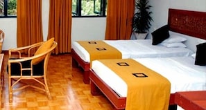 Standard Double or Twin Room | Iron/ironing board, bed sheets