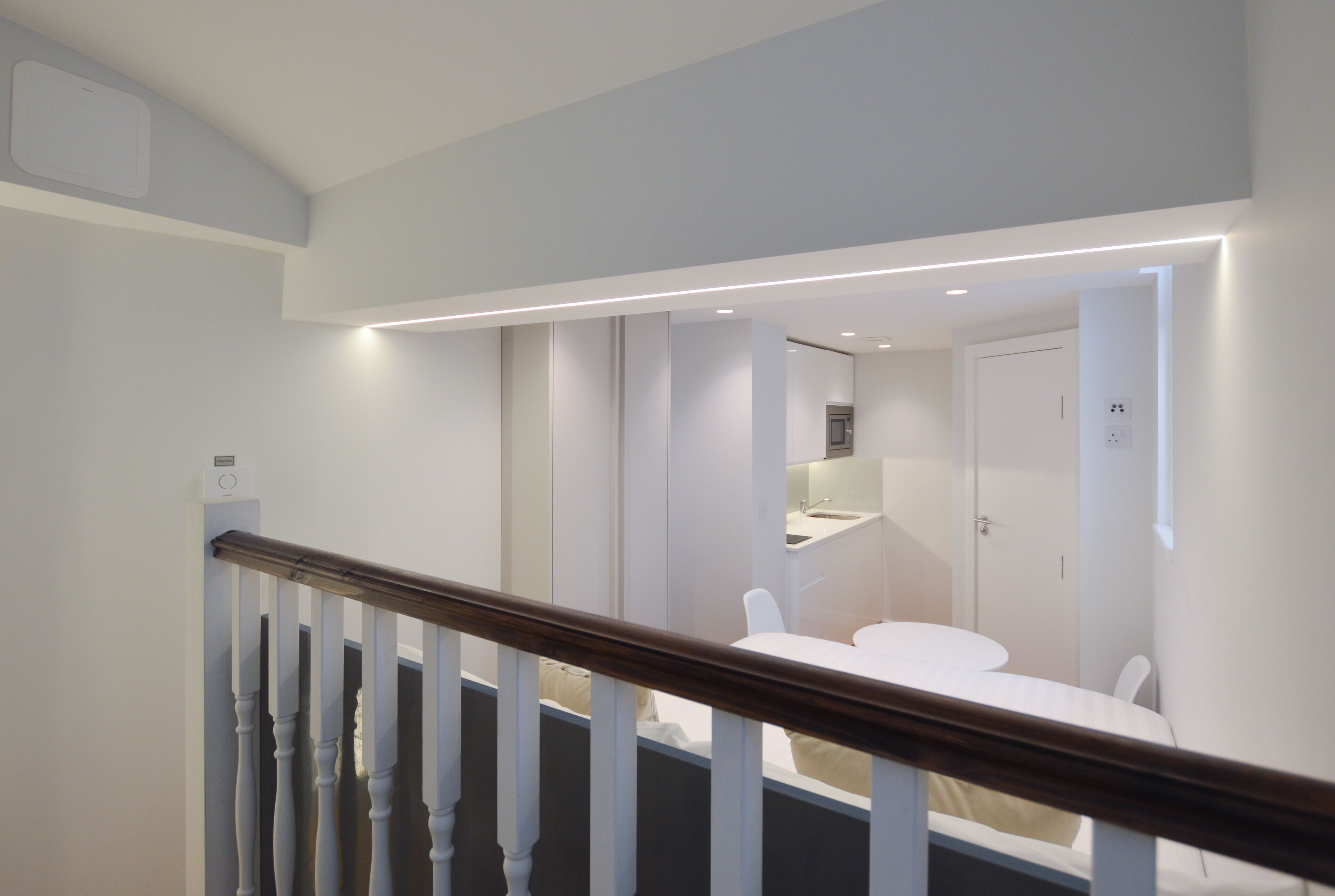 Lower ground floor Single Studio | Living area | Flat-screen TV, heated floors