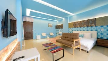 Quarto casal, 1 cama de casal, para não fumantes | Cortinas blackout, quartos à prova de som, Wi-Fi de cortesia