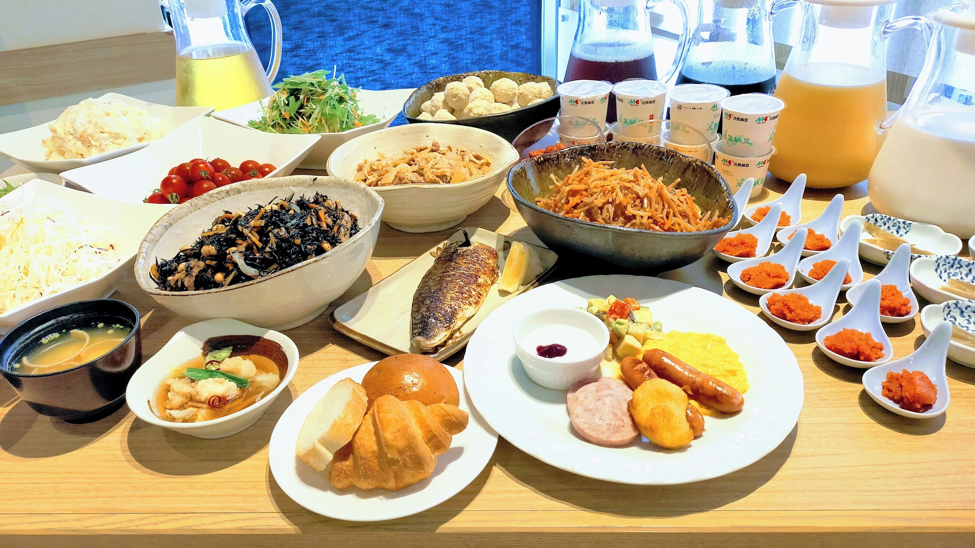 daily full breakfast (jpy 1300 per person)