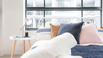 Deluxe Apartment, 2 Bedrooms | 2 bedrooms, in-room safe, iron/ironing board, free WiFi