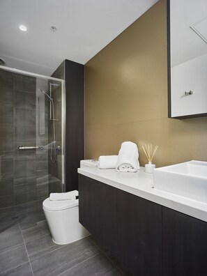Deluxe-Apartment, 1 Schlafzimmer | Badezimmer