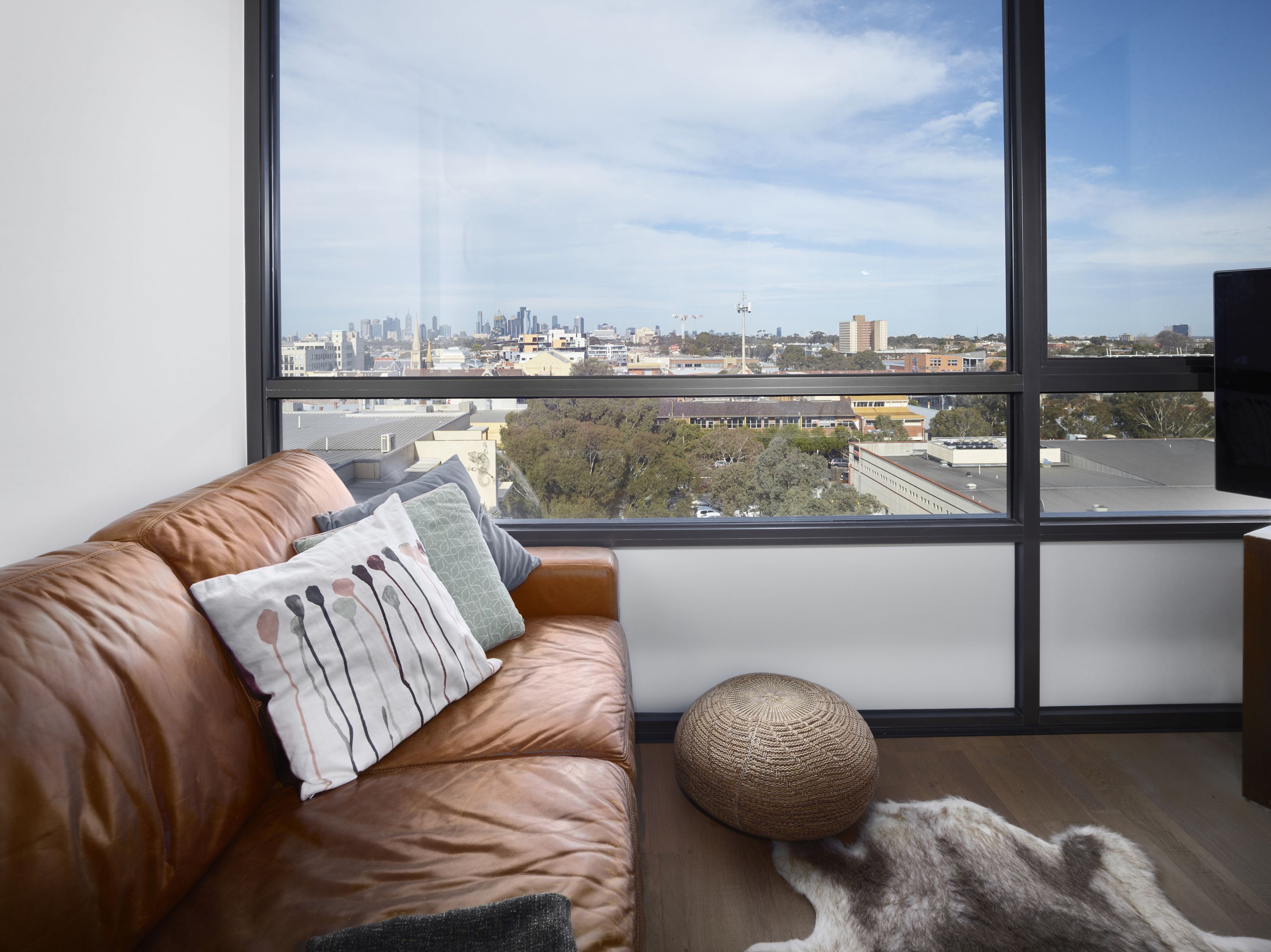 Deluxe Apartment, 1 Bedroom | Living room | LED TV