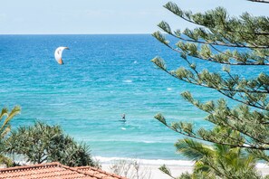 View from property - Beachfront Haven with Pool and Parking (Palm Beach)
