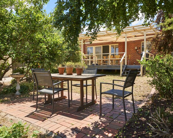 Condo supérieur, 4 chambres | Terrasse/patio