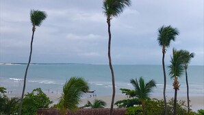 A beach with palm trees and a view of the ocean. - Rox by Essenza Hotel (Jijoca de Jericoacoara)