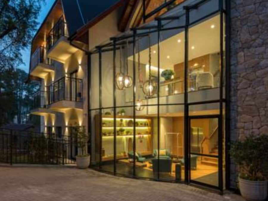 Fassade der Unterkunft – Abend/Nacht