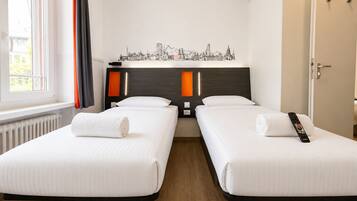 City Twin kamer, 2 eenpersoonsbedden, niet-roken | Gratis wifi, beddengoed
