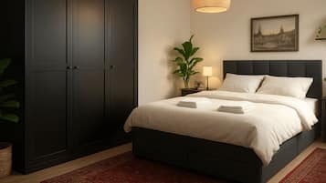 2 bedrooms, iron/ironing board, free WiFi