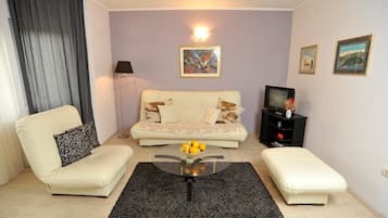 Apartment, 1 Bedroom, Balcony (Dragana) | Living area | TV