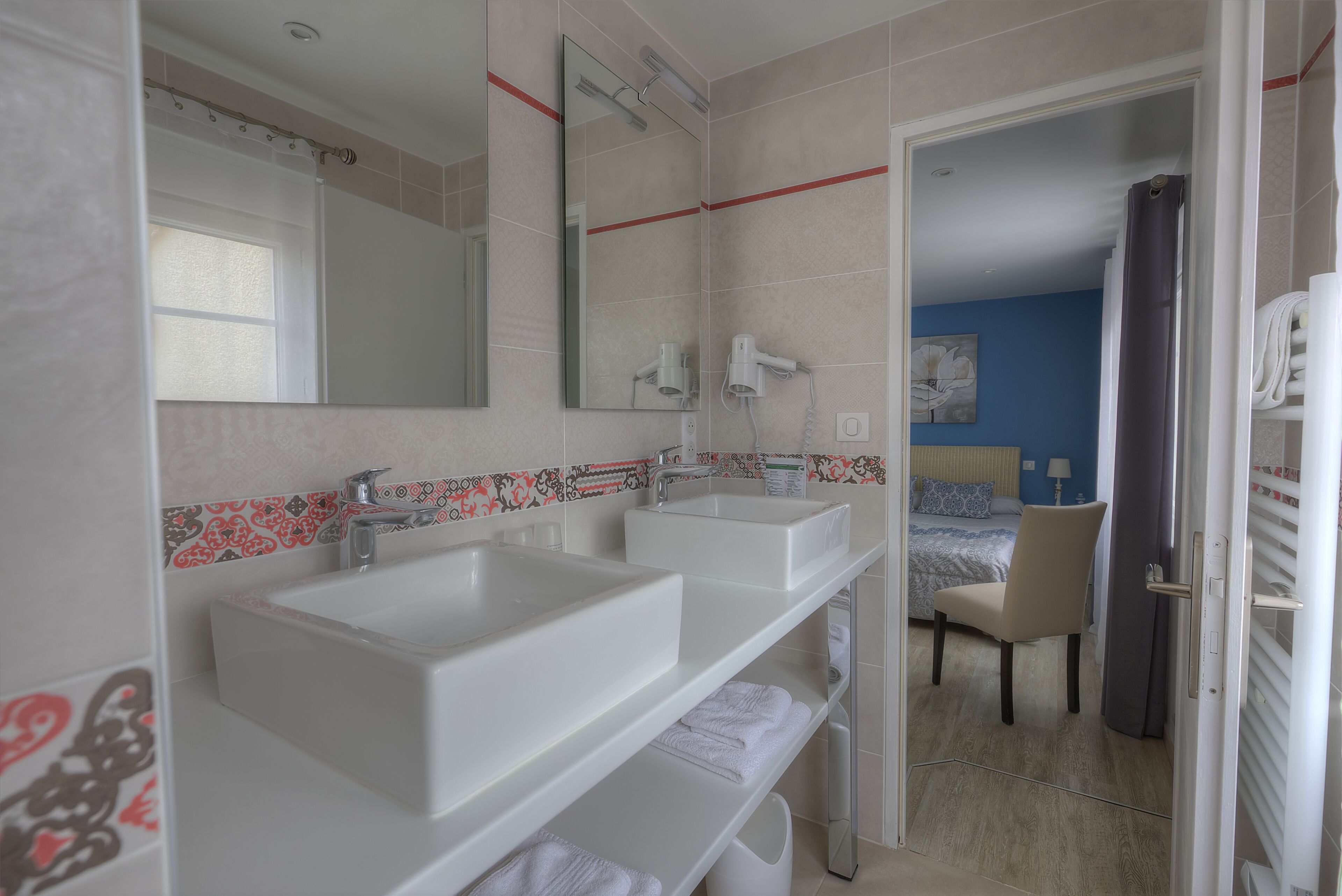 superior double room, 1 queen bed | bathroom | shower, free toiletries, hair dryer, towels