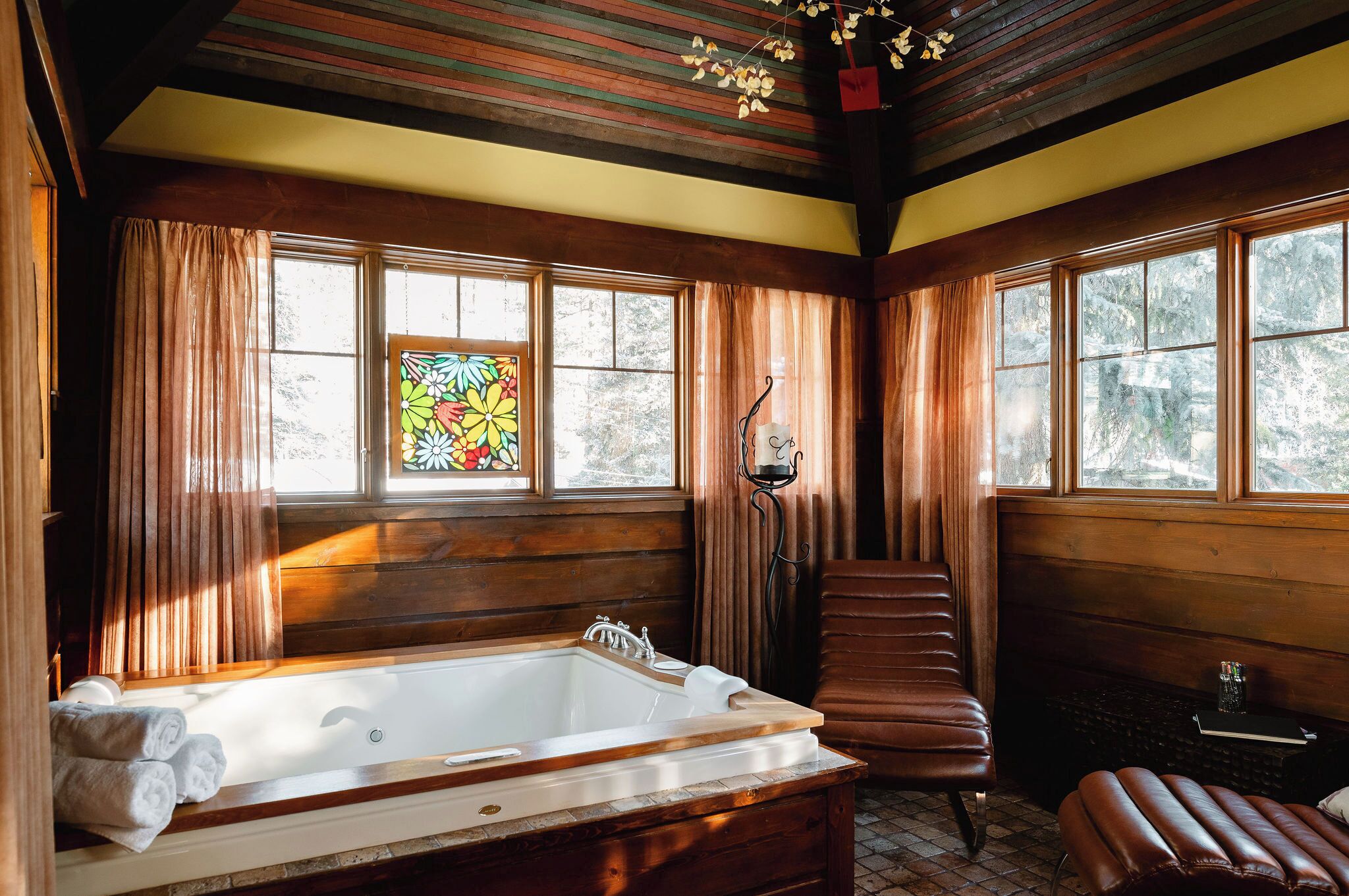 Luxury Tree House, Ensuite (TreeHouse, Non Pet-Friendly) | Private spa tub