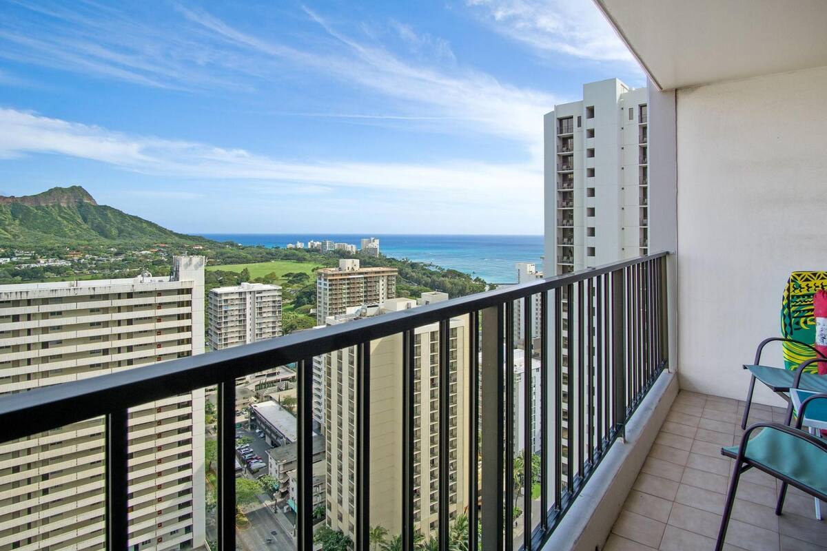 Suite Premium, varias camas, vista al océano | Vista desde la habitación