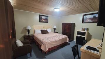 Individually decorated, individually furnished, desk, laptop workspace