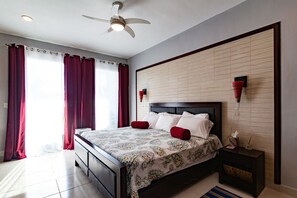 Condo Confort, 2 habitaciones, Terraza, frente al mar | 2 habitaciones, caja de seguridad en la habitación y wifi gratis 