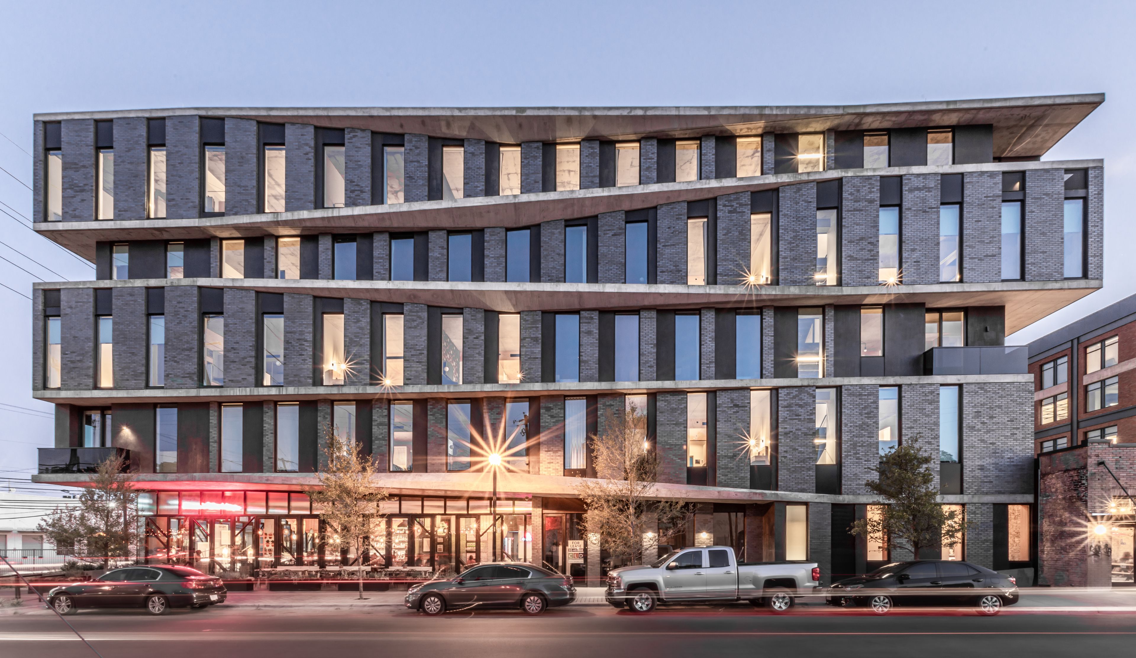 front of property – evening/night