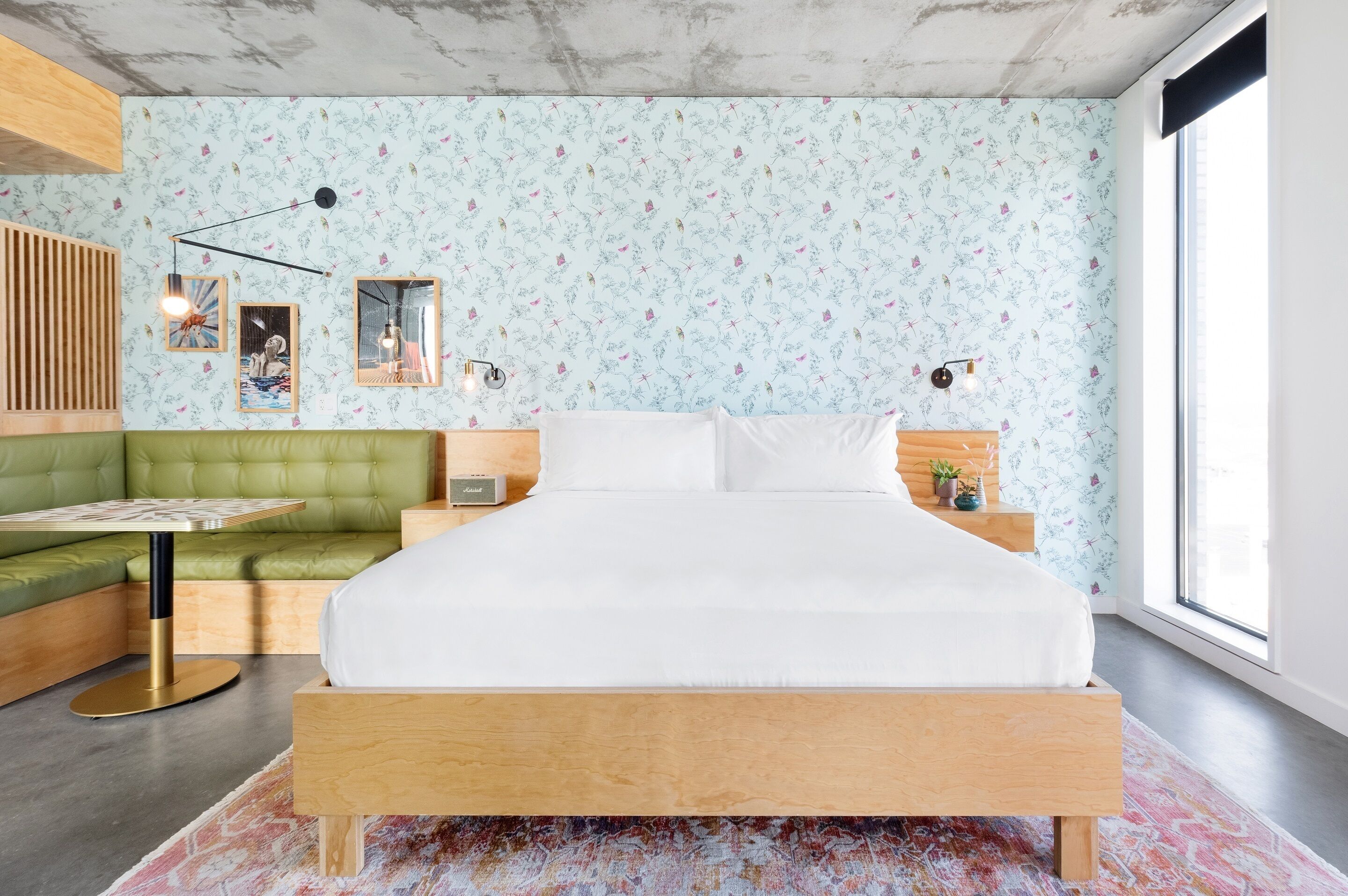 egyptian cotton sheets, premium bedding, pillow-top beds, minibar