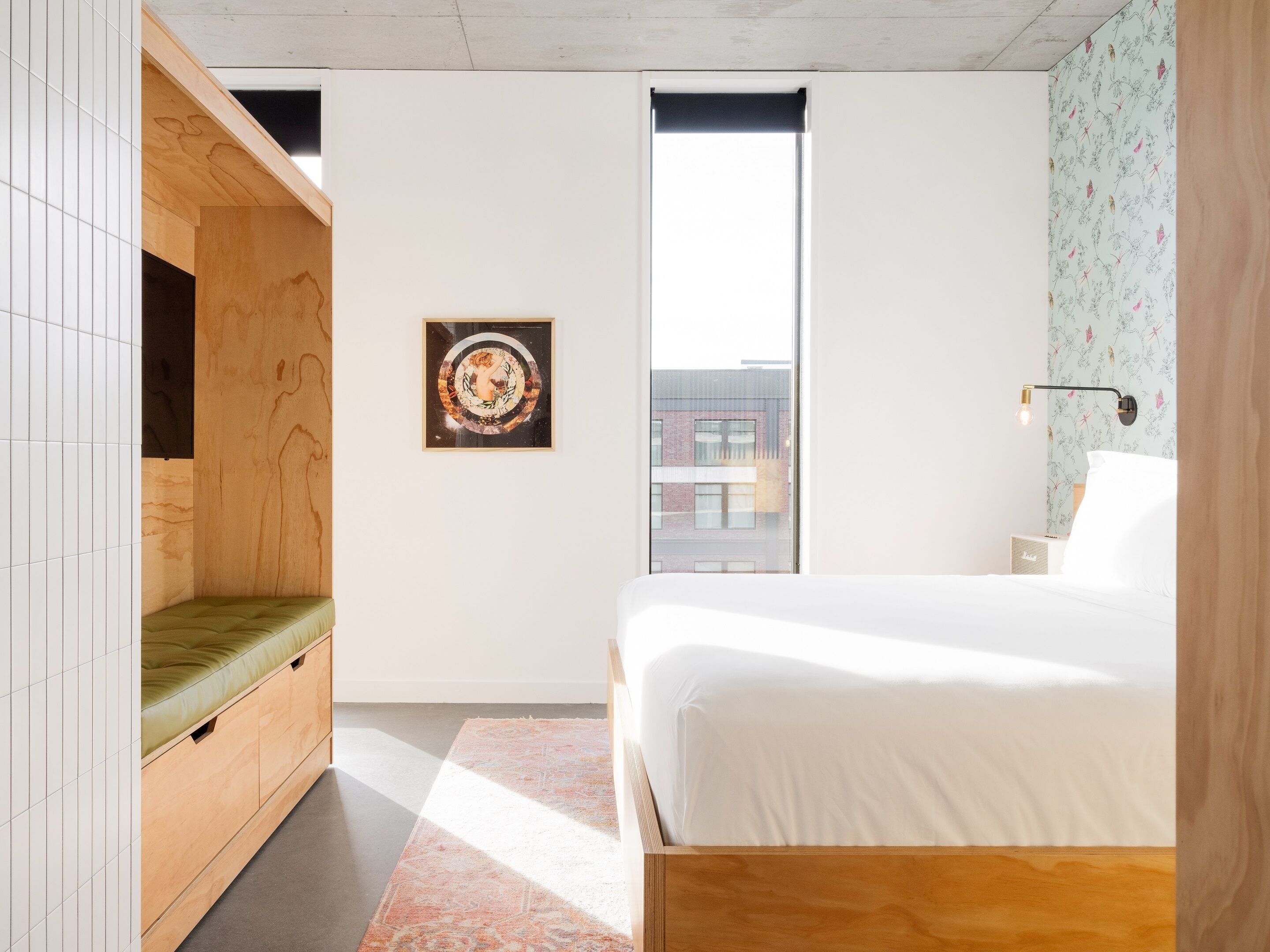 egyptian cotton sheets, premium bedding, pillow-top beds, minibar