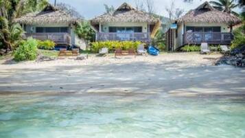 Beachfront Villa A | 1 bedroom, in-room safe, individually decorated, individually furnished