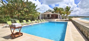Pool - Villa Blue Beach (Les Terres Basses)