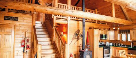 TV connectée, cheminée, lecteur de DVD, médiathèque