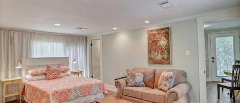 1 makuuhuone, silitysrauta/-lauta, ilmainen Wi-Fi, vuodevaatteet