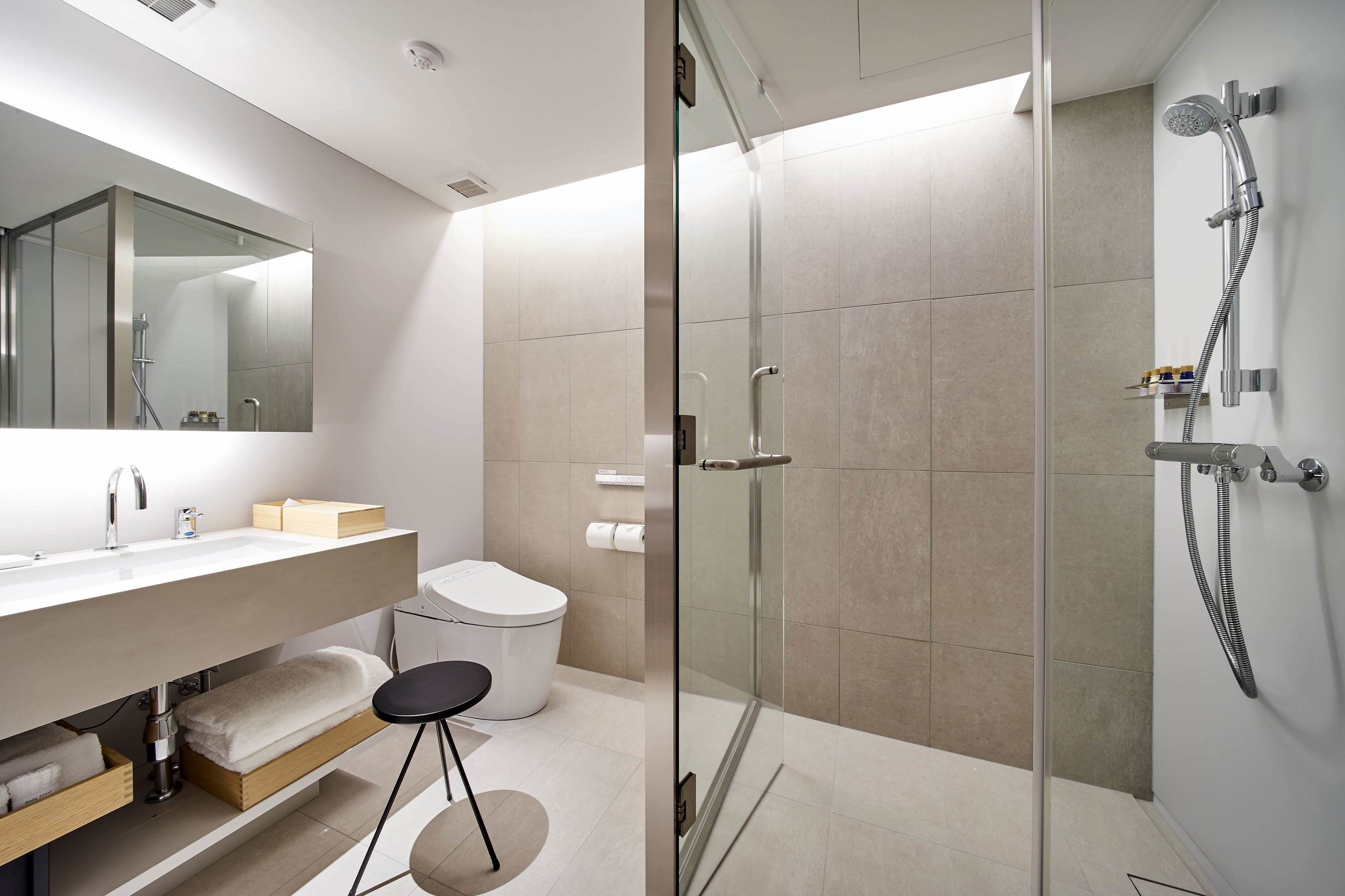 free toiletries, hair dryer, bathrobes, slippers