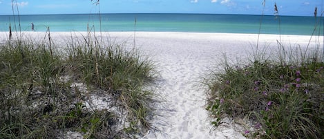 Aan het strand