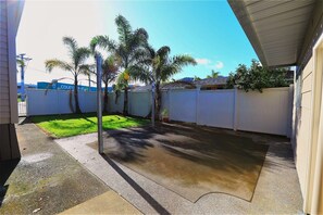 Blick auf den Garten