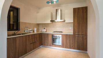 Frigorífic, forn, placa de cuina i bullidora elèctrica