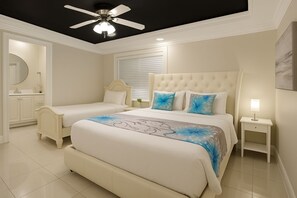 5 bedrooms, desk, iron/ironing board, travel crib