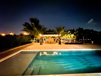 WATERFRONT PALM BEACH 5BR/4BA HOME - PRIVATE BOAT DOCK/POOL/HOT TUB