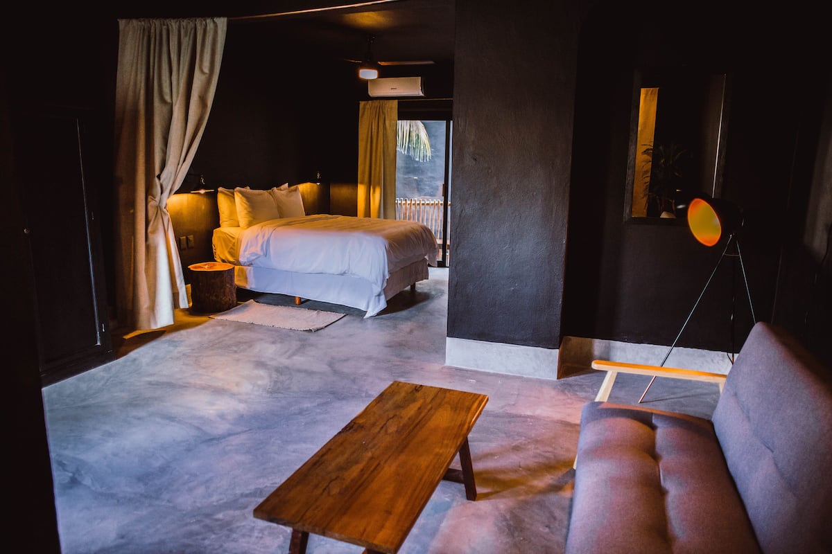 1 chambre, literie de qualité supérieure, couette en duvet d'oie