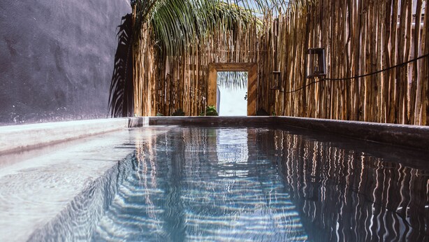Outdoor pool, sun loungers - Aroma Tulum (Tulum)