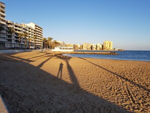 A la platja i gandules de platja