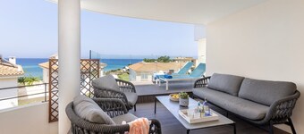 A 2-bedroom, spacious second-floor apartment that can accommodate up to 5 people