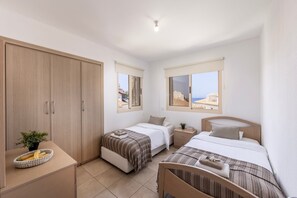 2 bedrooms, iron/ironing board, travel crib, WiFi