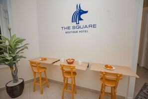 Free daily continental breakfast - The Square Boutique Hotel (Cairo)