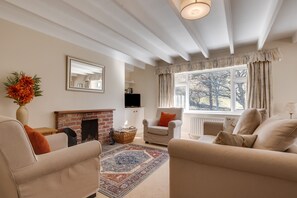TV, fireplace, DVD player