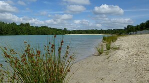 Beach - Vacation apartment Am Königsmoor, 65323Ü - Holiday apartment in East Frisia 65sqm, max. 2 persons (Moormerland)