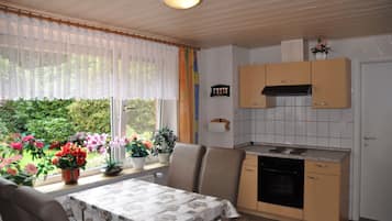 Een magnetron, een oven