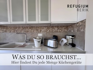 Køleskab, mikrobølgeovn, ovn, opvaskemaskine