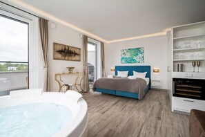 1 bedroom, WiFi, bed sheets - Luxury spa penthouse Schlossoase (Göhren-Lebbin)