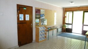 Interior entrance