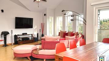 TV connectée, cheminée, médiathÚque, vidéothÚque