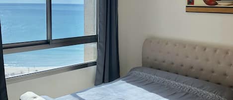 Deluxe Apartment, 1 Bedroom, Sea View | Beach/ocean view
