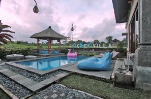 Villa Panoramique, 2 chambres, piscine privée | Terrasse/Patio